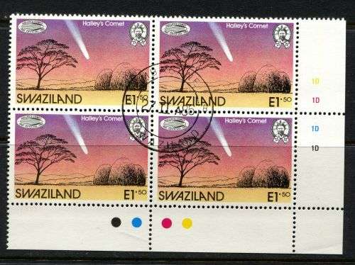 Swaziland - Set of 1 Control Block of 4 - 1986 - Used(CTO)