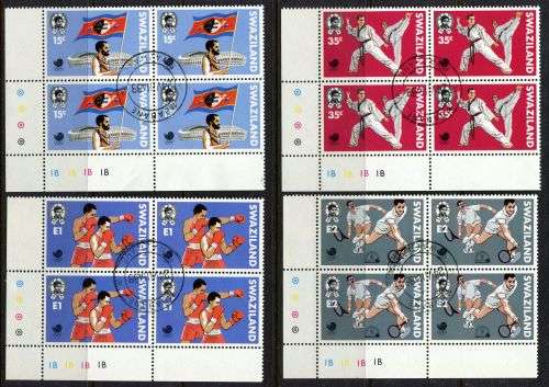 Swaziland - Set of 4 Control Blocks of 4 - 1988 - Used(CTO)