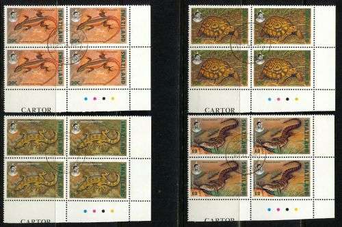 Swaziland - Set of 4 Control Blocks of 4 - 1992 - Used(CTO)