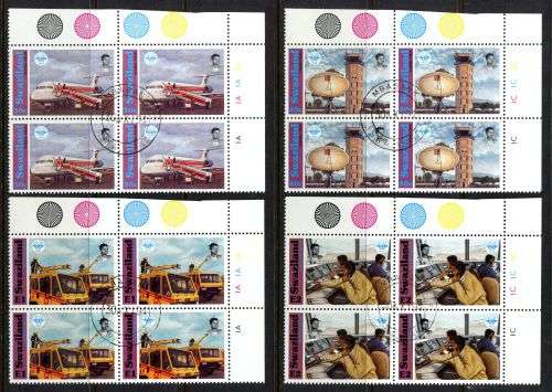 Swaziland - Set of 4 Control Blocks of 4 - 1994 - Used(CTO)