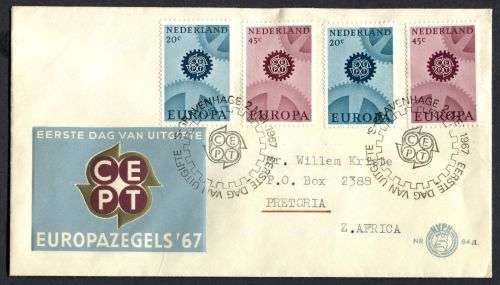 Netherlands - FDC - 1967