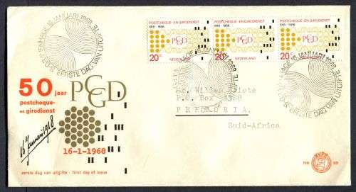 Netherlands - FDC - 1968