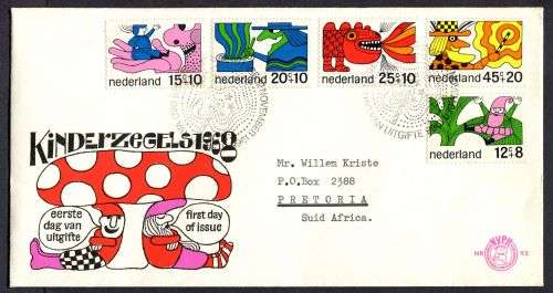 Netherlands - FDC - 1968