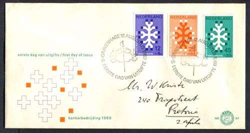 Netherlands - FDC - 1969