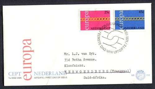 Netherlands - FDC - 1971