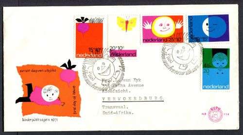 Netherlands - FDC - 1971