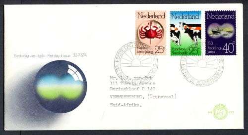 Netherlands - FDC - 1974