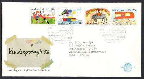 Netherlands - FDC - 1976