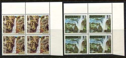 Rhodesia - Set of 15 Corner Blocks of 4 - 1978 - MNH