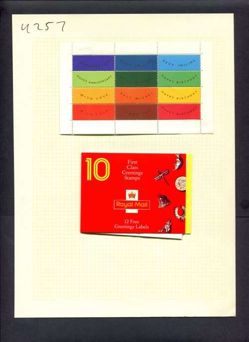 Great Britain - 1 Booklet Mounted (Hinged) On Album Page