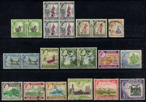 Rhodesia and Nyasaland - Full Set - 1959 - Used