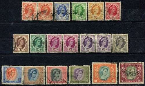 Rhodesia and Nyasaland - Full Set - 1954 - Used