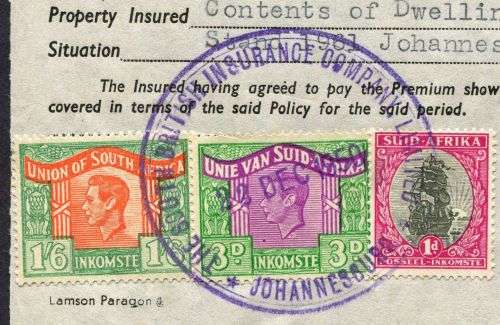 Union Of SA - Revenue Document - 1/6 Language Error
