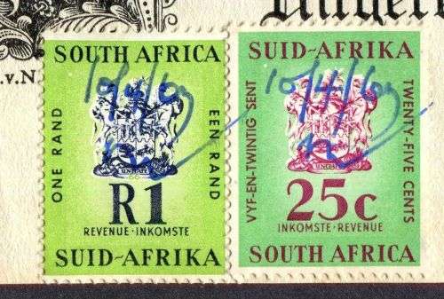 RSA - Revenue Document - Certificate No. 12