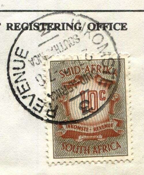RSA - Revenue Document - Certificate No. 6