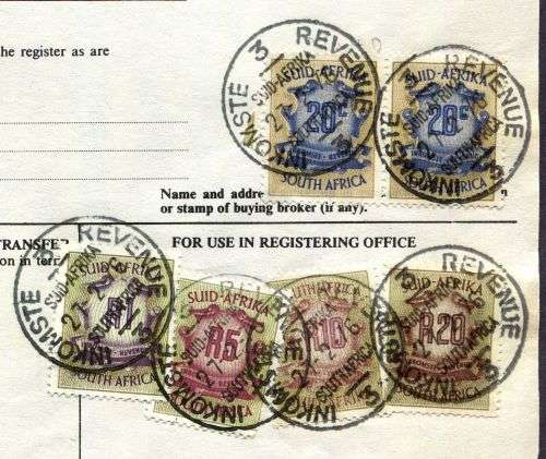 RSA - Revenue Document - Certificate No. 10