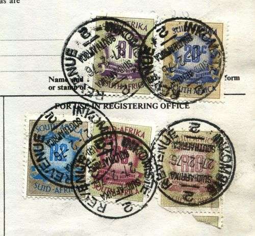 RSA - Revenue Document - Certificate No. 20