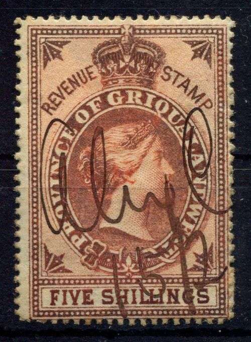 Griqualand West - Revenue - 1879 - Used