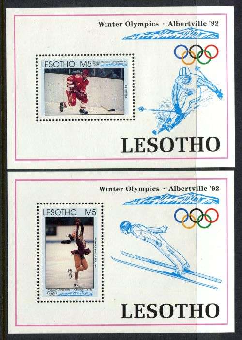 Lesotho - Set of 2 Miniature Sheets - 1992 - MNH