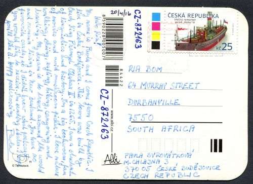 Czechia - Modern Used Post Card