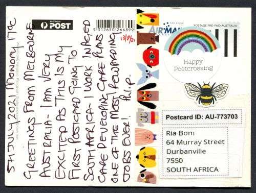 Australia - Modern Used Post Card