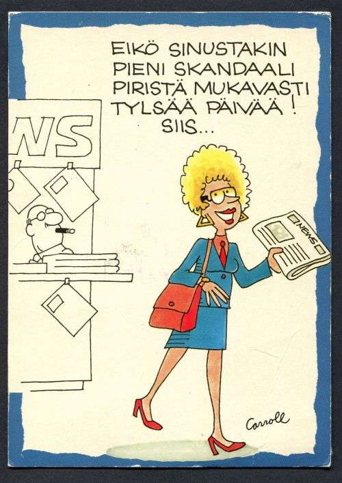 Finland - Modern Used Post Card