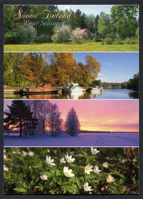 Finland - Modern Used Post Card