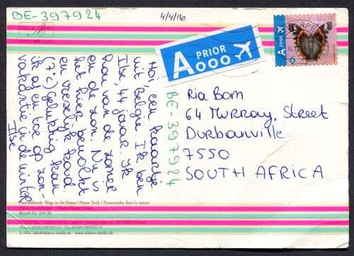 Belgium - Modern Used Post Card