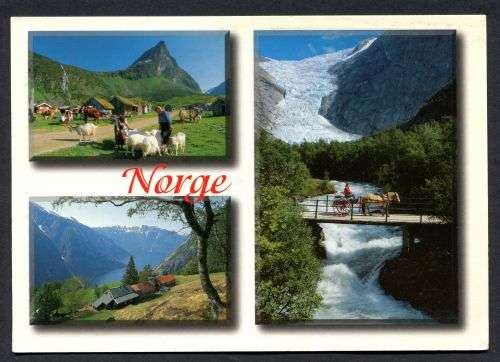 Norway - Modern Used Post Card