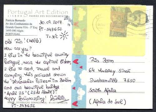 Portugal - Modern Used Post Card