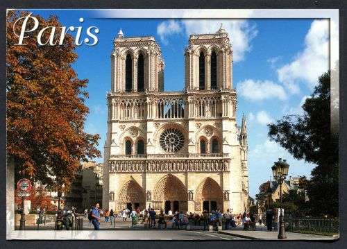 France - Modern Used Post Card