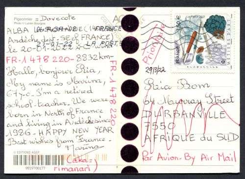 France - Modern Used Post Card