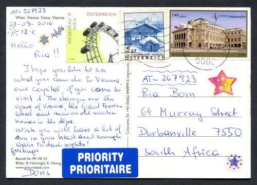 Austria - Modern Used Post Card