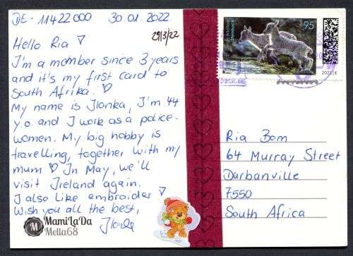 Germany - Modern Used Post Card