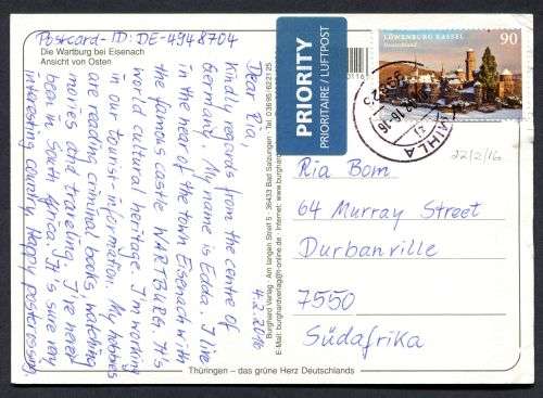 Germany - Modern Used Post Card