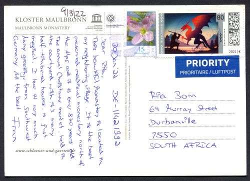 Germany - Modern Used Post Card