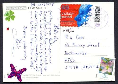 Germany - Modern Used Post Card