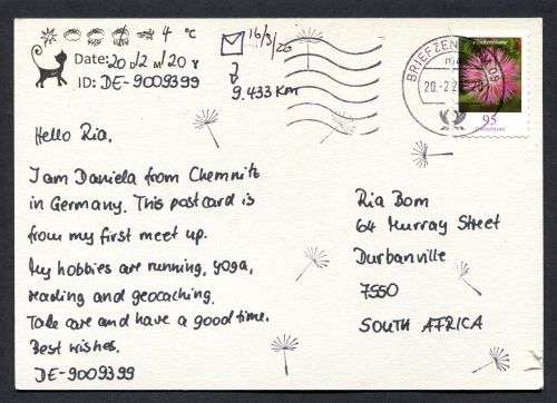 Germany - Modern Used Post Card