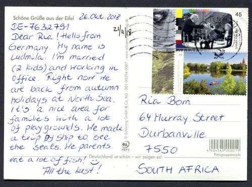 Germany - Modern Used Post Card