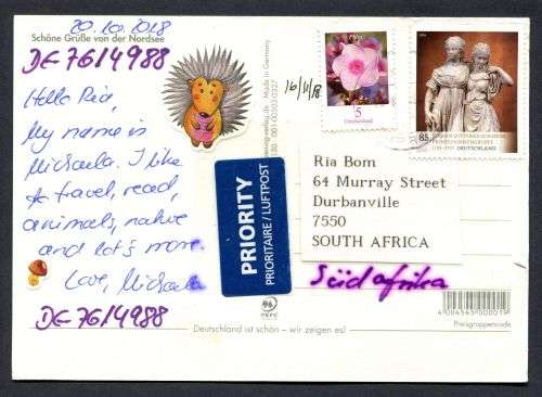 Germany - Modern Used Post Card
