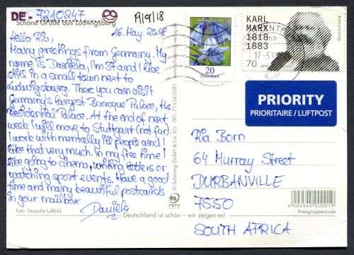 Germany - Modern Used Post Card