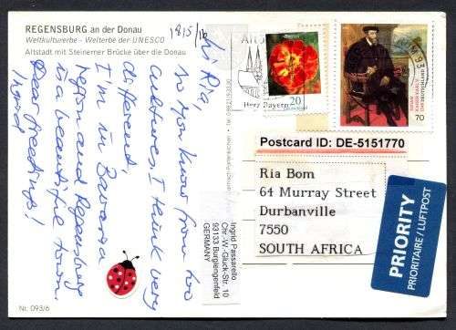 Germany - Modern Used Post Card