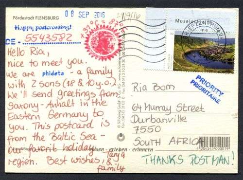 Germany - Modern Used Post Card