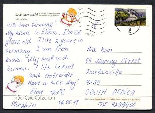 Germany - Modern Used Post Card