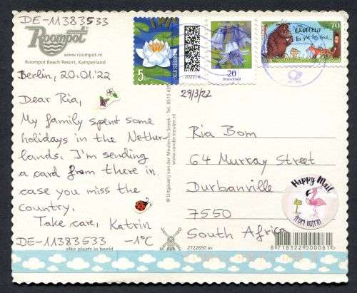 Germany - Modern Used Post Card
