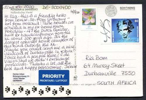 Germany - Modern Used Post Card