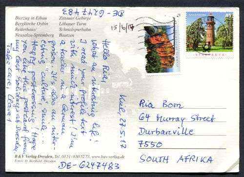 Germany - Modern Used Post Card