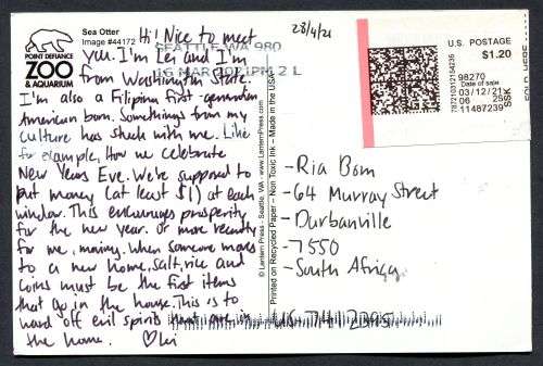 USA - Modern Used Post Card