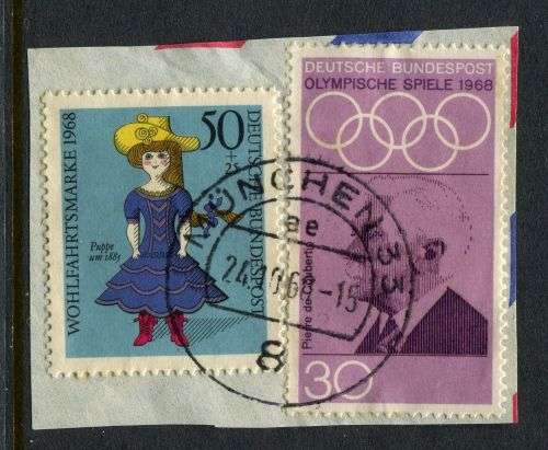 Germany/Federal - Used on Piece