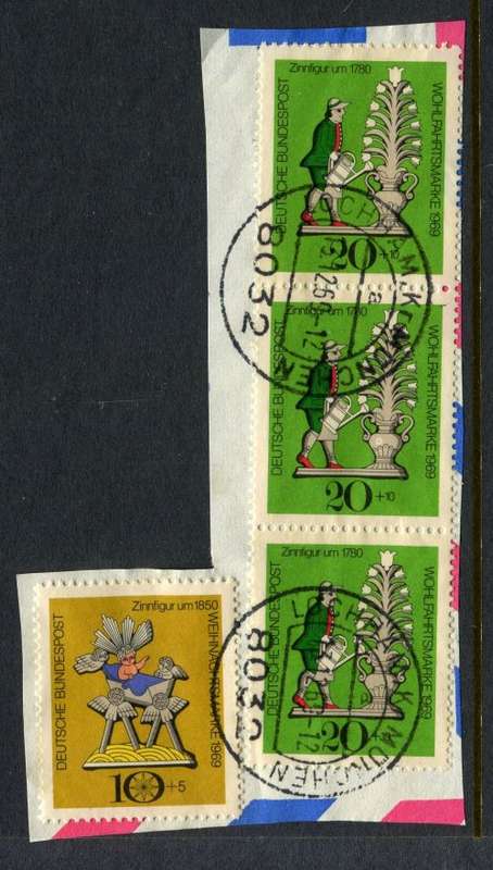 Germany/Federal - Used on Piece
